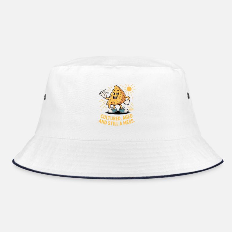 Cultured Cheese Aged Yet Messy Bucket Hat