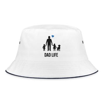 Vie de père fier Homme de famille - Bob - blanc/marine - Devant