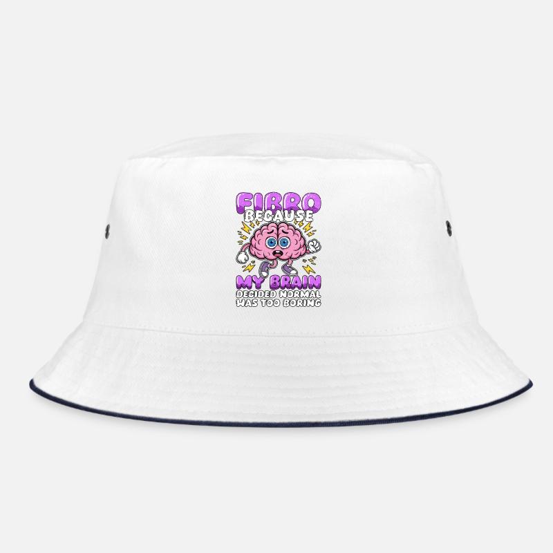Fibromyalgia Awareness Fibro Normal Was Too Boring Bucket Hat
