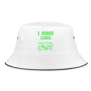 Lenox - Bucket Hat - Weiß/Navy - Vorne