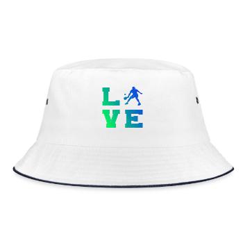 Idée de joueur de pickleball pour les fans d’athlètes de pickleball - Bob - blanc/marine - Devant