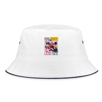 More Music Art - Bucket Hat - white/navy - Front