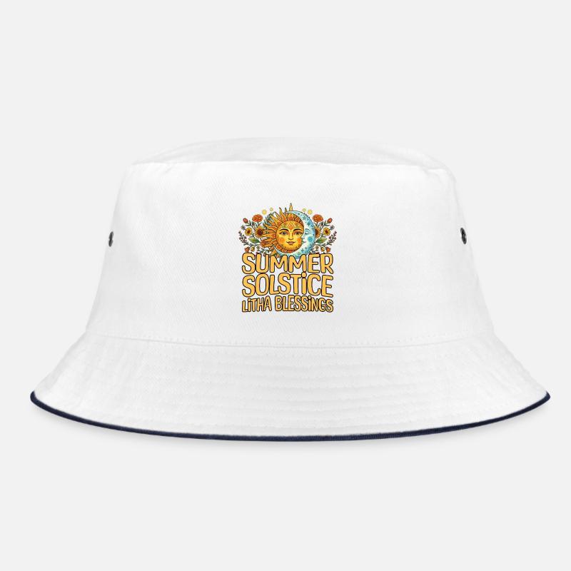 Litha Pagan Summer Solstice Midsummer Midsommar Bucket Hat