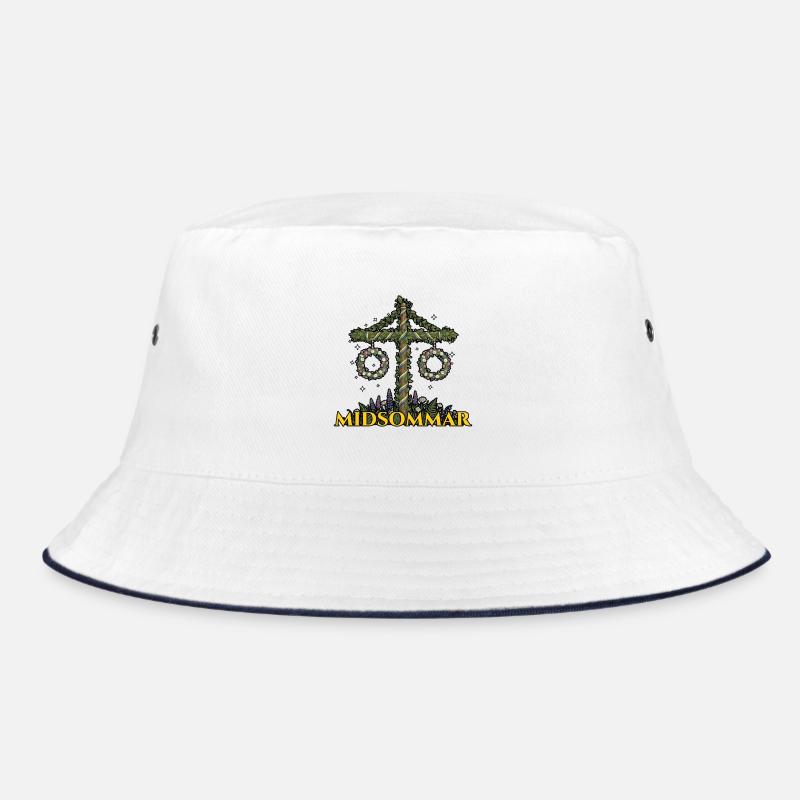 Litha Pagan Summer Solstice Midsummer Midsommar Bucket Hat