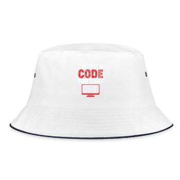 Medical Coder - Bucket Hat - white/navy - Front