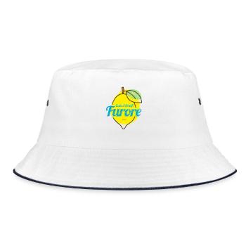 Furore Costa d'Amalfi Lemon Italy Amalfi Coast - Bucket Hat - white/navy - Front