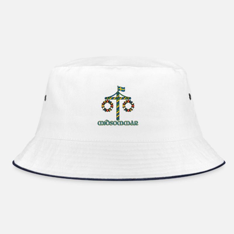 Litha Pagan Summer Solstice Midsummer Midsommar Bucket Hat