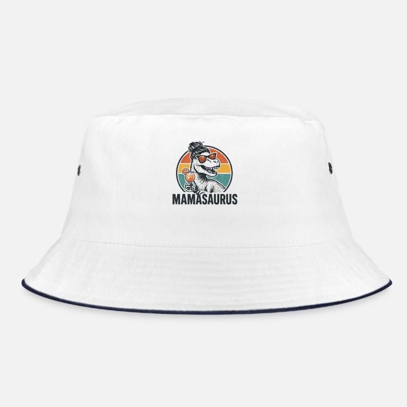 Mamasaurus Mama Mutter Geschenkidee Humor Lustig Bucket Hat