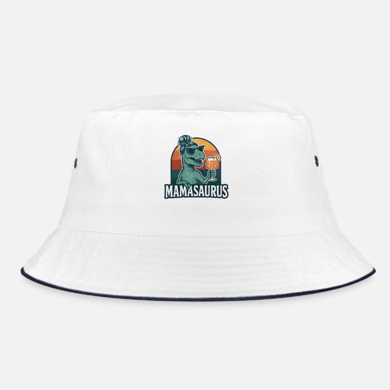 Mamasaurus Mama Mutter Geschenkidee Humor Lustig Bucket Hat