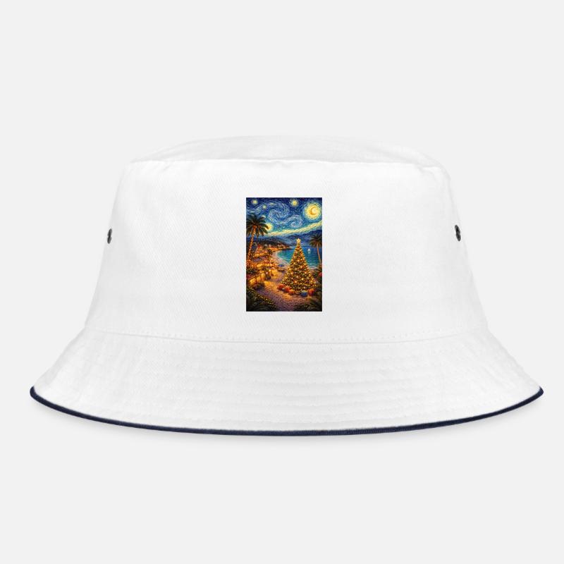Christmas in Summer Starry Night Bucket Hat