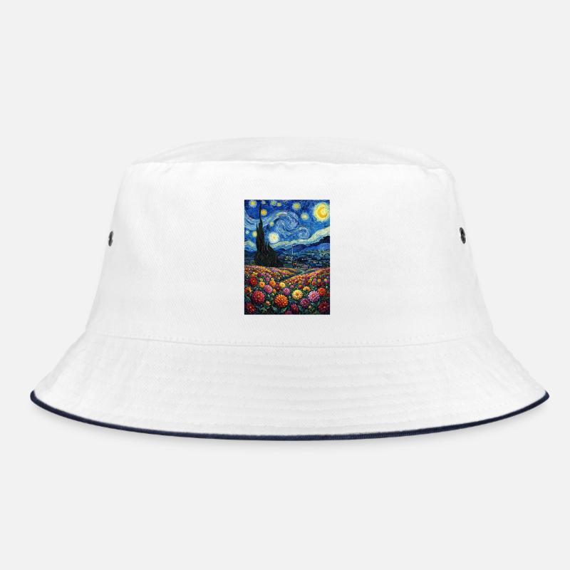 Dahlia Starry Night Bucket Hat