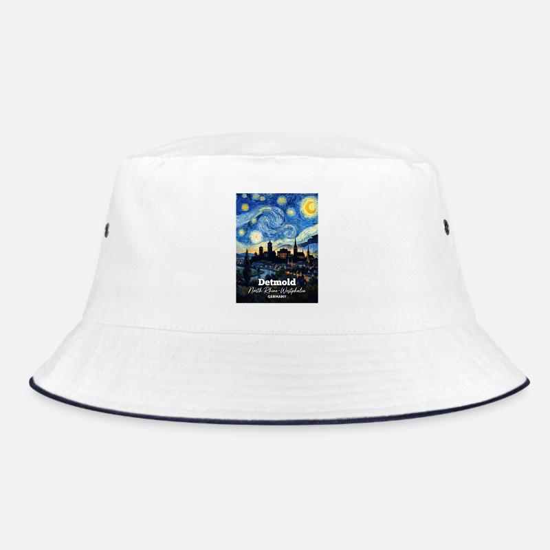 Detmold Germany Starry Night Bucket Hat