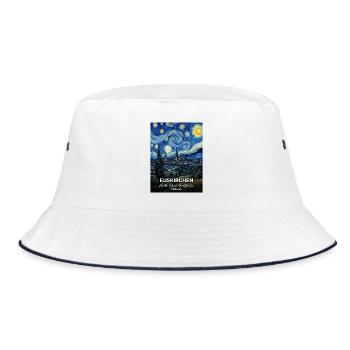 Euskirchen Germany Starry Night - Bucket Hat - white/navy - Front