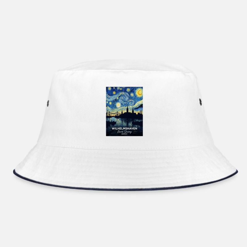 Sternennacht Wilhelmshaven Germany Bucket Hat