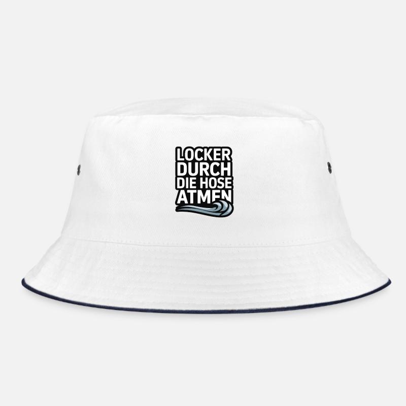  Locker Durch Die Hose Atmen Lustiger Spruch Cool Bucket Hat