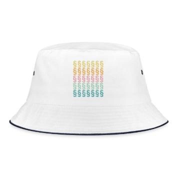 Paragraphs for law students and lawyers - Bucket Hat - white/navy - Front