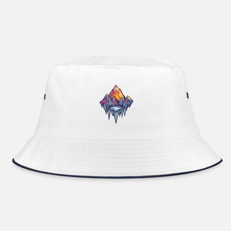 Eisberge Symbol Berge Bucket Hat