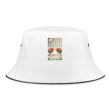 Gran Canaria 2026 - Bucket Hat - white/navy - Front