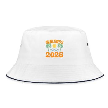 Mykonos 2026 - Bob - blanc/marine - Devant