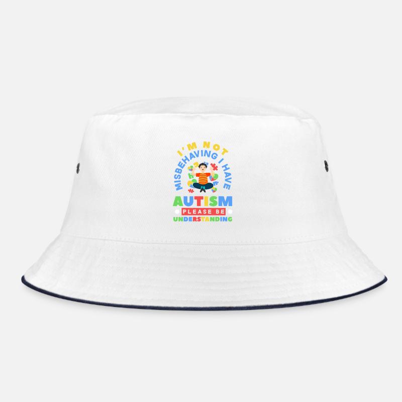 Autism Understanding: Puzzle Hearts Bucket Hat