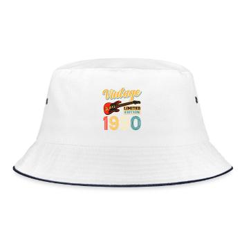 Design Édition limitée vintage des années 1990 - Bob - blanc/marine - Devant