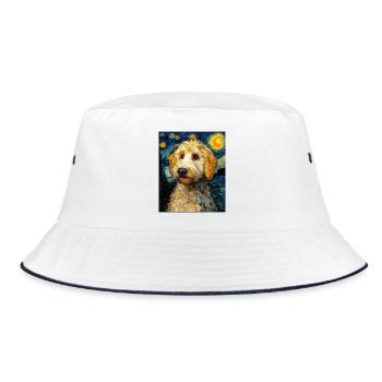 Havanese - Bucket Hat - white/navy - Front