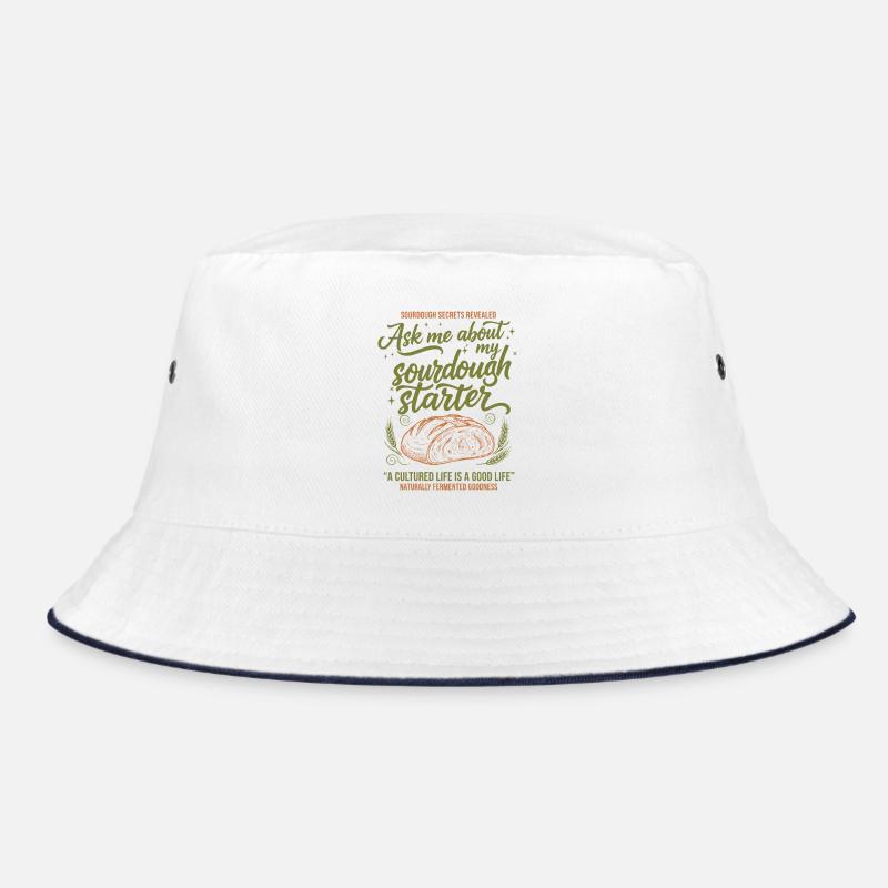 Sourdough Bread Baking Baker Starter Era Bucket Hat
