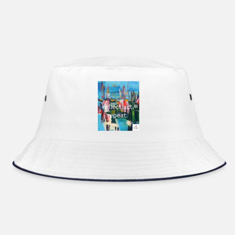 reflect.act.repeat I statement styles I art 2 wear Bucket Hat