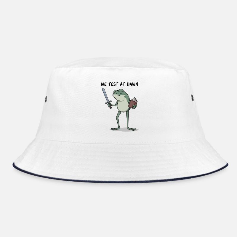 We Test at Dawn Frog Knight Bucket Hat