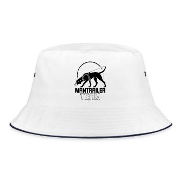Foxhound Mantrailer Team Dog Sport Dogs Wilsigns - Bucket Hat - white/navy - Front