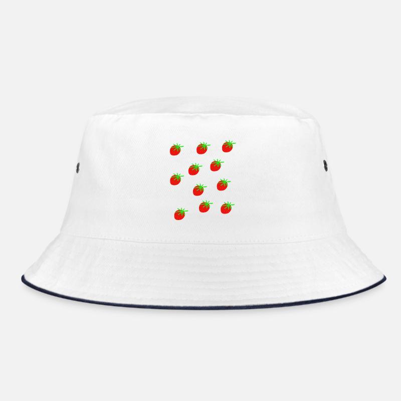 Erdbeeren Erdbeere Erdbeeren Garten  Bucket Hat