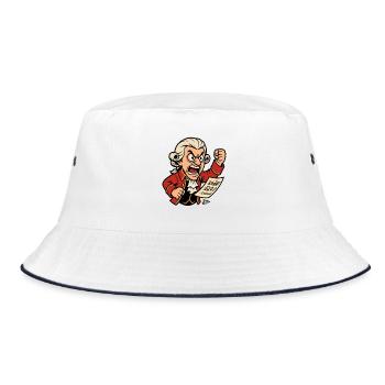 Fierce Ludwig Classic Music Maestro  - Bucket Hat - white/navy - Front