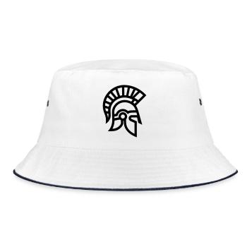 Spartan - Bucket Hat - white/navy - Front