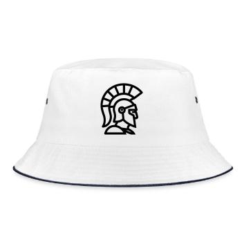 Spartan - Bucket Hat - white/navy - Front