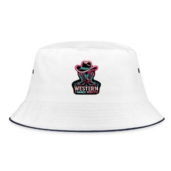 Western Dance Night - Bucket Hat - Weiß/Navy - Vorne