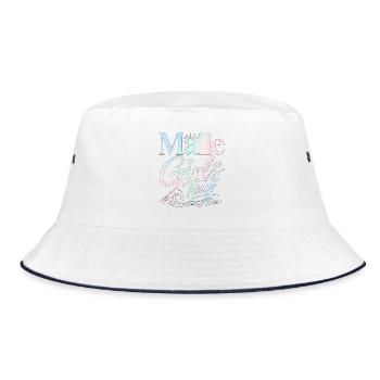 Tournée des filles à Malle Soirée entre filles Soirée de Majorque Fête - Bob - blanc/marine - Devant