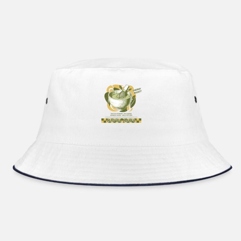 Matcha Maker Energy Boost Matcha Tea Green Tea Bucket Hat