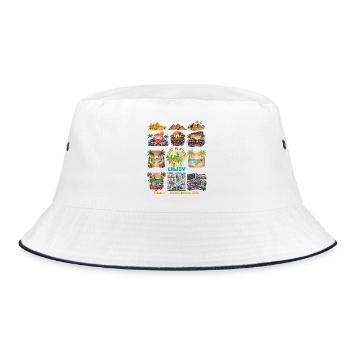 Summer Vacation – Limited Edition 2026 - Bucket Hat - white/navy - Front