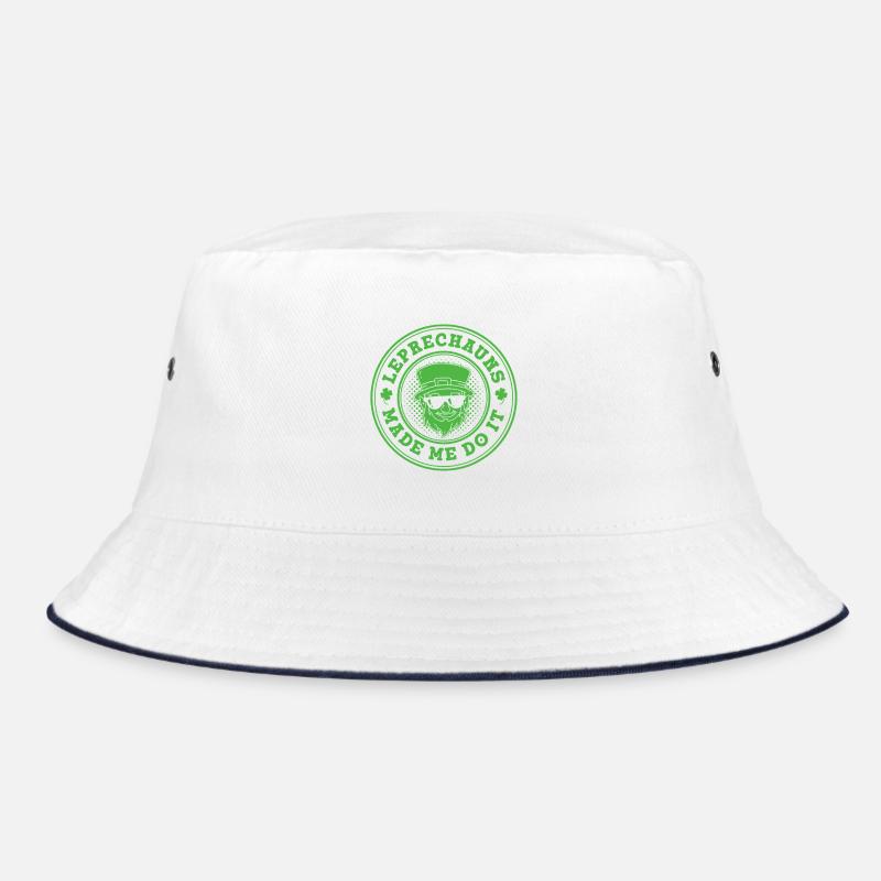 Leprechauns Made Me Do It Stamp Bucket Hat