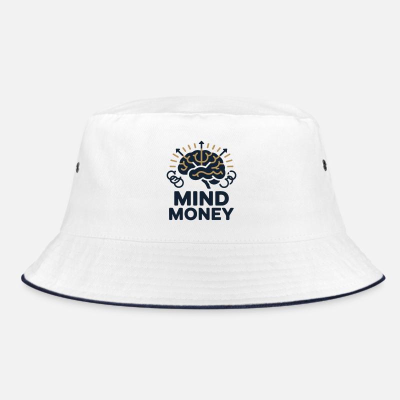 Mind Money Brain Graphic Bucket Hat