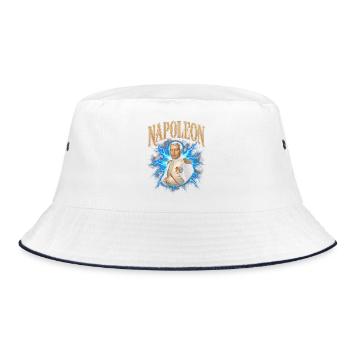 Napoleon Flashlight Aura - Bucket Hat - white/navy - Front