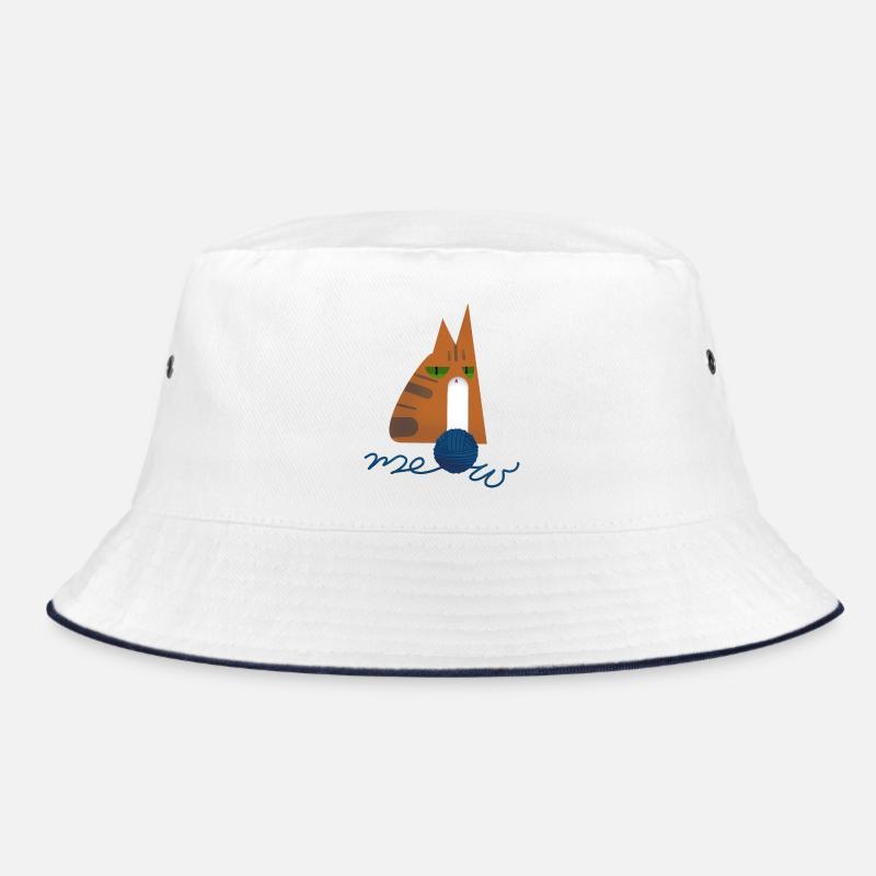 Kitten (red) Bucket Hat