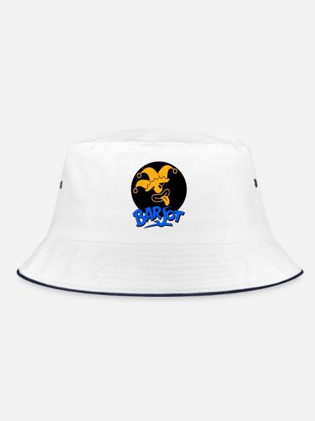 Barjot - Bucket Hat - white/navy - Front