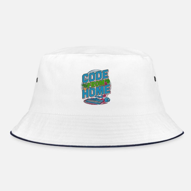 Remote Developer Code From Home Software Developer Bucket Hat
