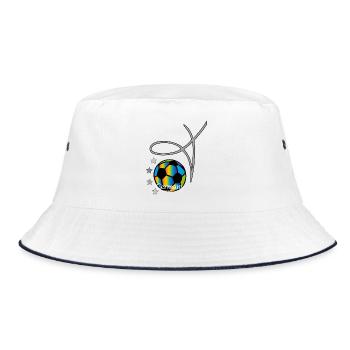 Fußball Event - Bucket Hat - Weiß/Navy - Vorne