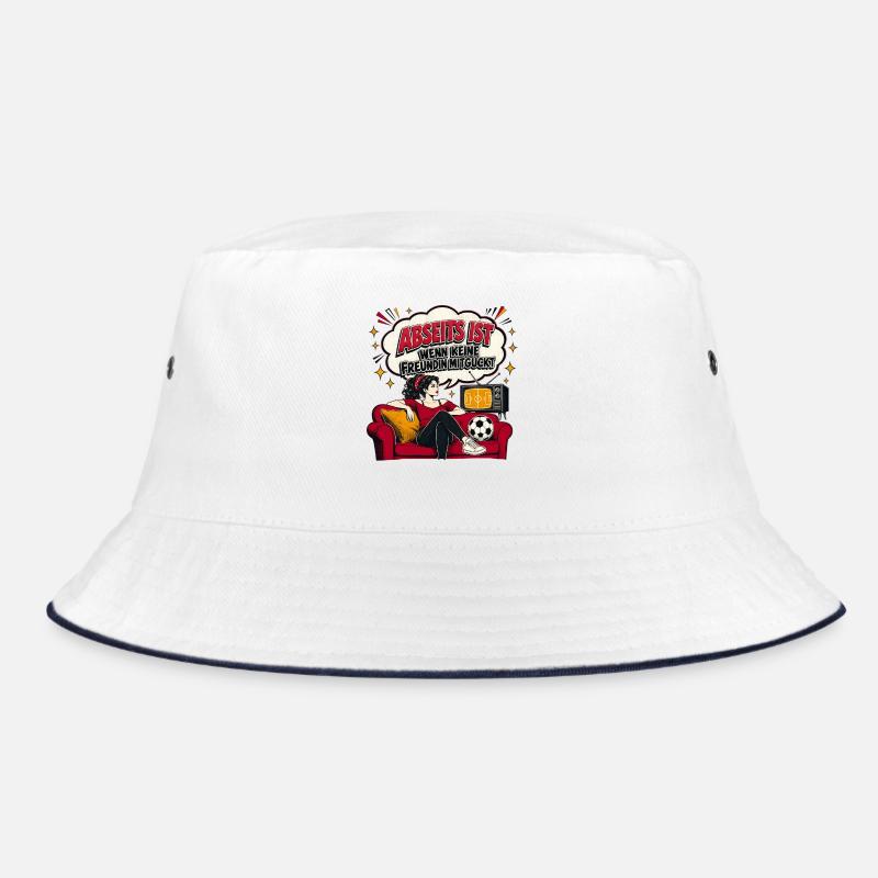 Abseits ist Retro Couch Pop-Art Bucket Hat