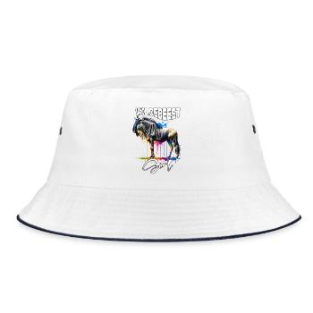 Wildebeest Girl Wildebeest - Bucket Hat - white/navy - Front