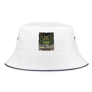 The Only Good Soundsystem - Bucket Hat - white/navy - Front