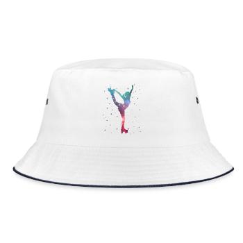 Roller Skates Roller Skates Space Women's Roller Skate - Bucket Hat - white/navy - Front