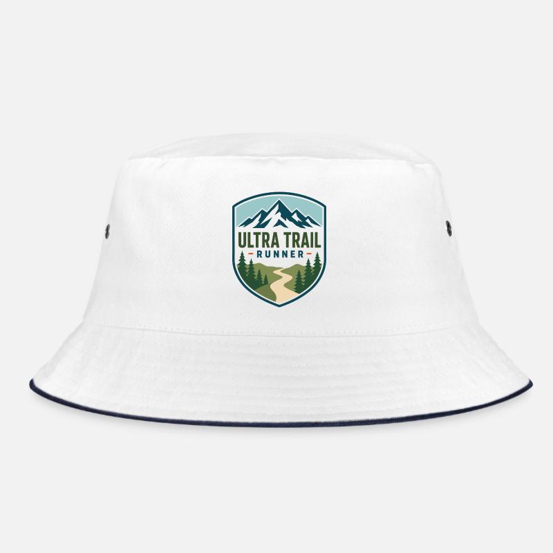 Ultra Trail Runner Mountain Shield Bucket Hat